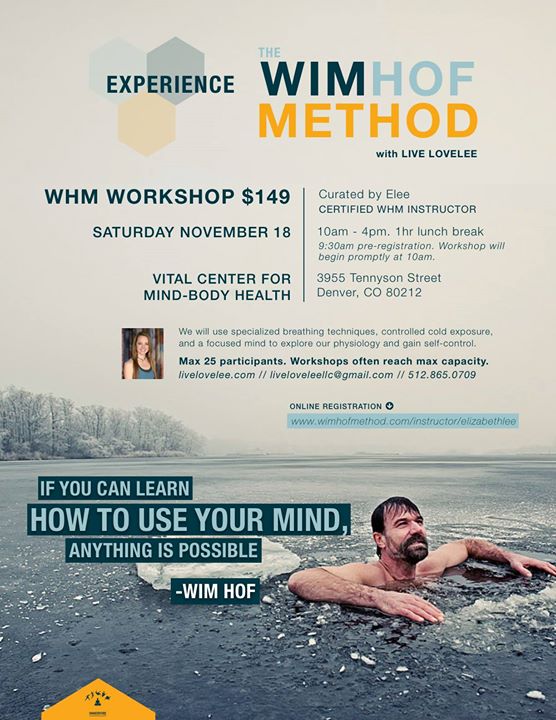 Wim Hof Method Workshop — Vive Fitness